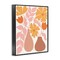 Stupell Industries Funky Flower Vases Framed Giclee Wall Art Design by Taylor Shannon Designs
